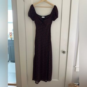 Isalis rose maxi dress
